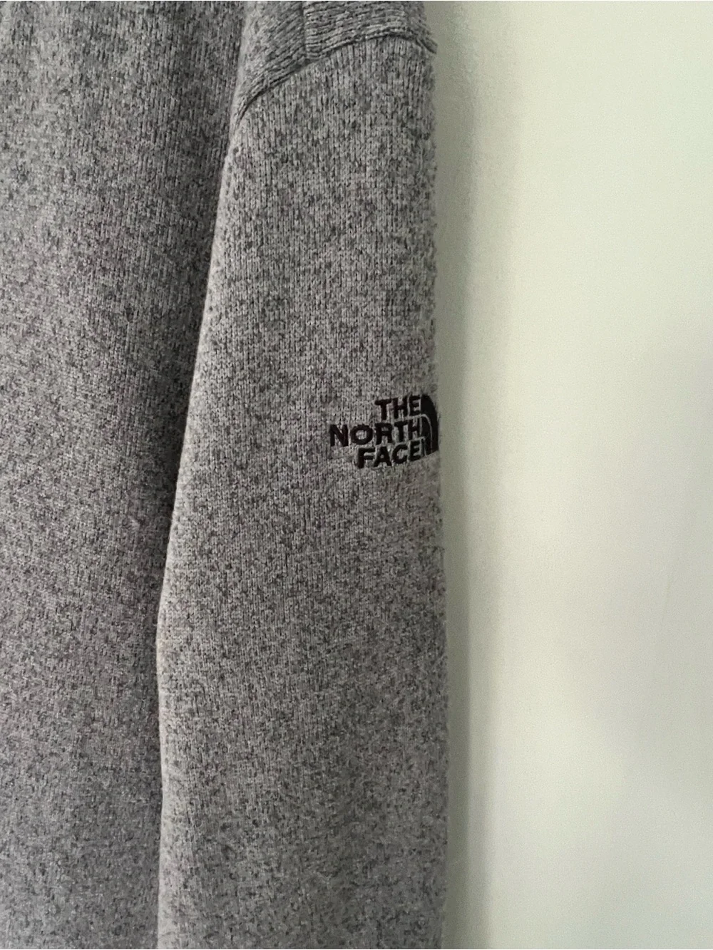 The North Face Men's Gray Half-Zip Sweater
